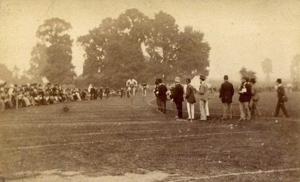 Worcester - Boughton County Cricket ground : Image credit Worcester St Johns Cycling Club archives